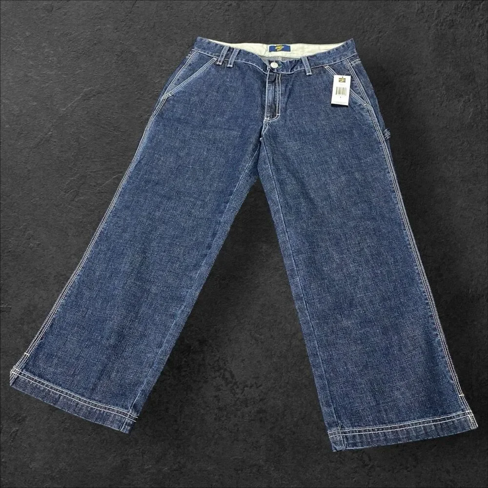 OshKosh B'gosh‎ Blue Denim Carpenter Jeans Boys Size 4 NWT MSRP $34